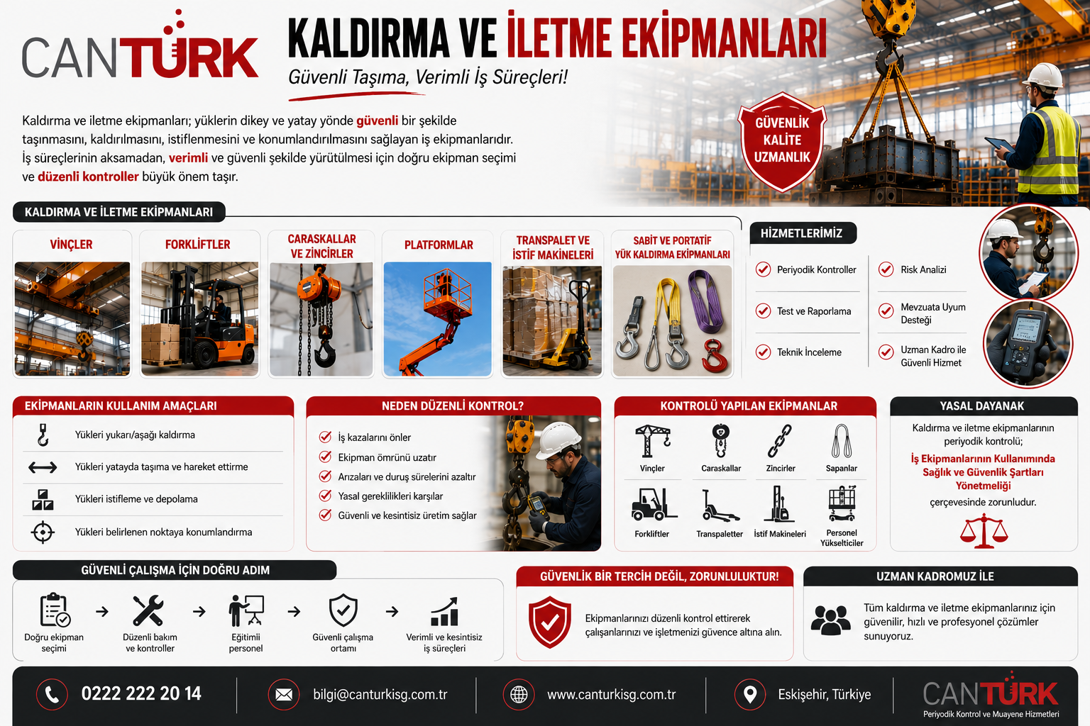 Kaldırma ve İletme Ekipmanları Nelerdir?